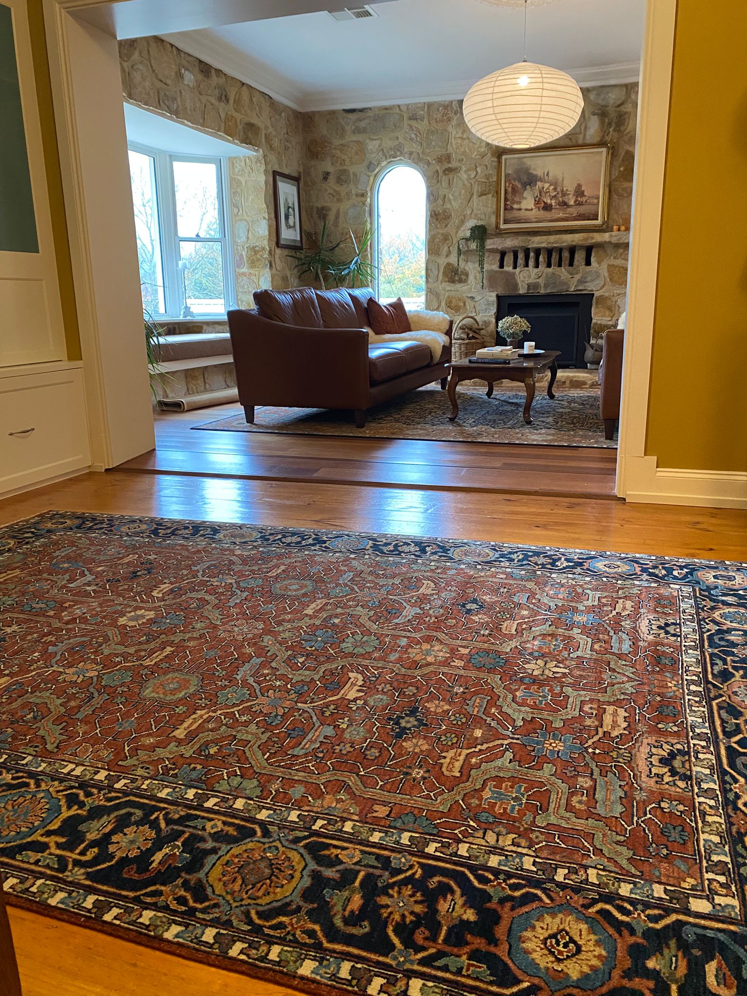 Herati Runner Red Blue