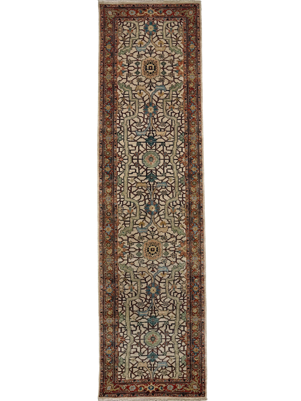 Herati Runner Ivory Red