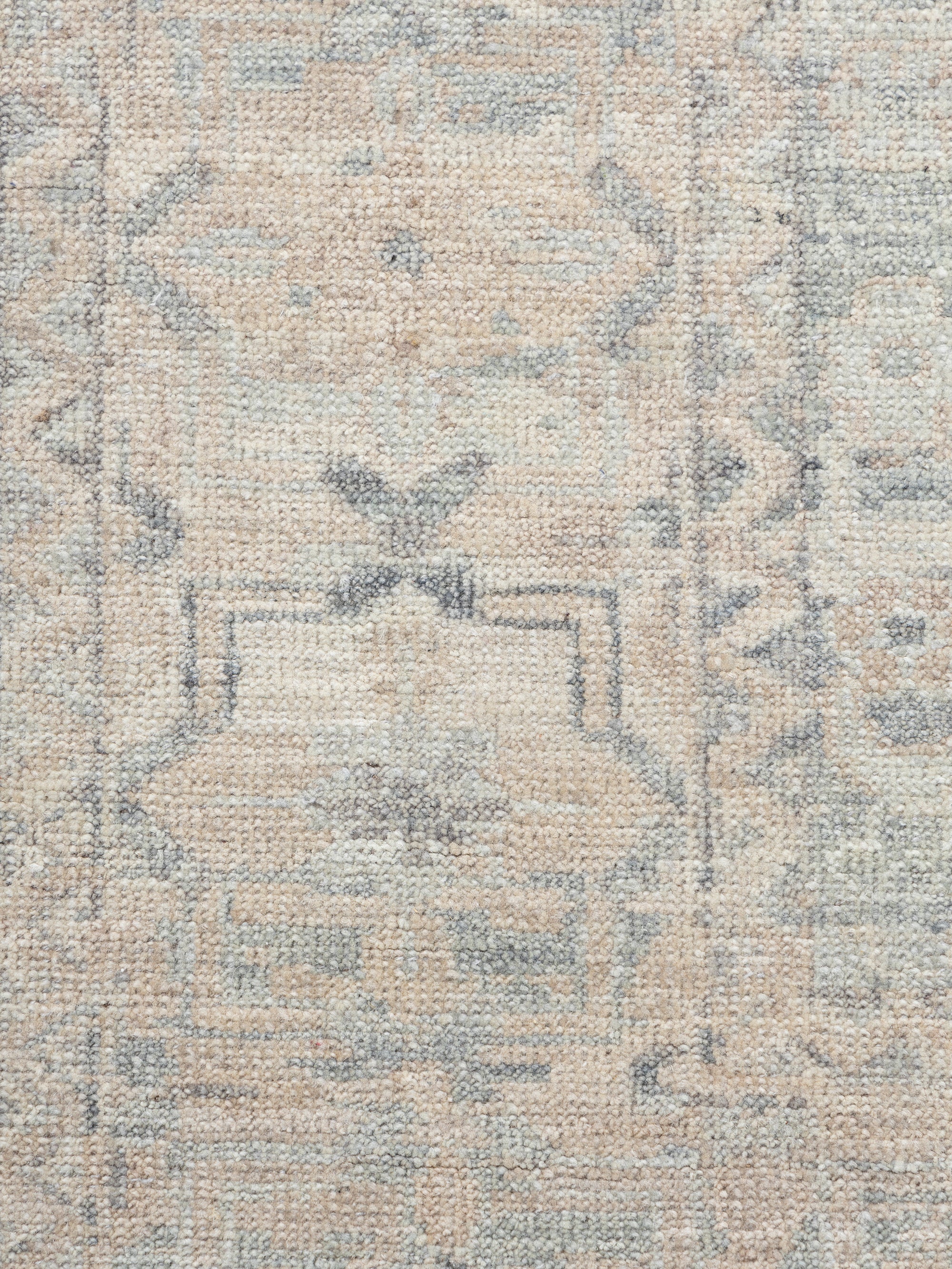Oushak Sea Blue/Ivory